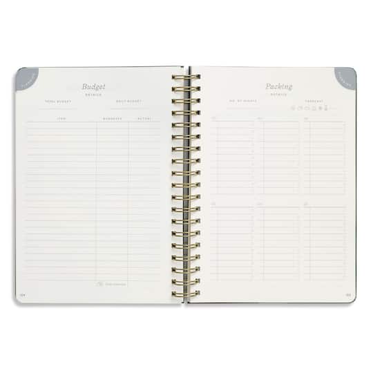 Papier 7.75" x 10" Off Piste Hardcover Spiral Guided Travel Journal